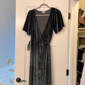 Jade Baltic Born velvet wrap dress. Only worn once. New condition.